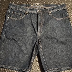 JD Collection Men's Denim Shorts - Deep Blue Size 38